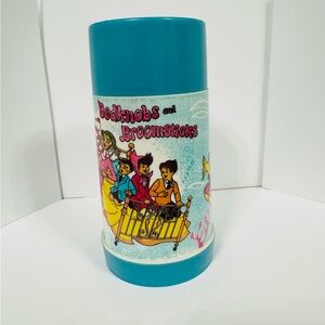 Vintage Bedknobs and Broomsticks  Aladdin Thermos Walt Disney Glass Insert